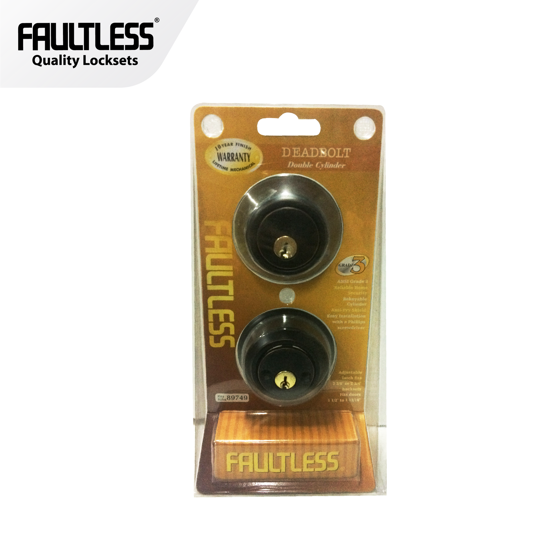 Faultless Deadbolts