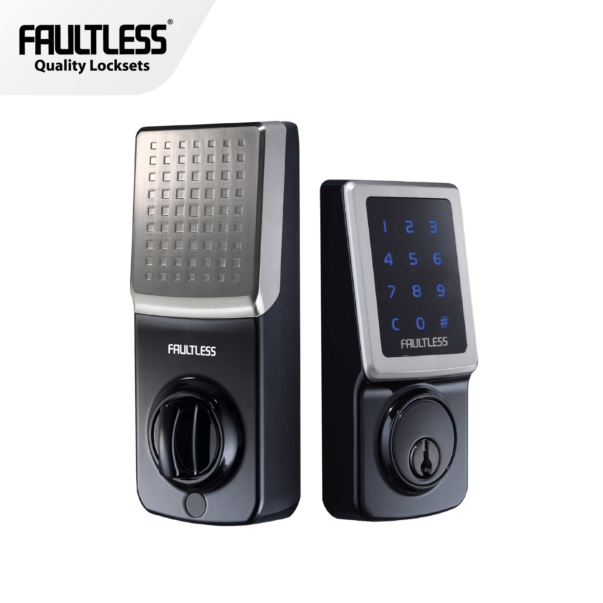 Faultless Electronic Touchpad Deadbolt G5V2D01BB
