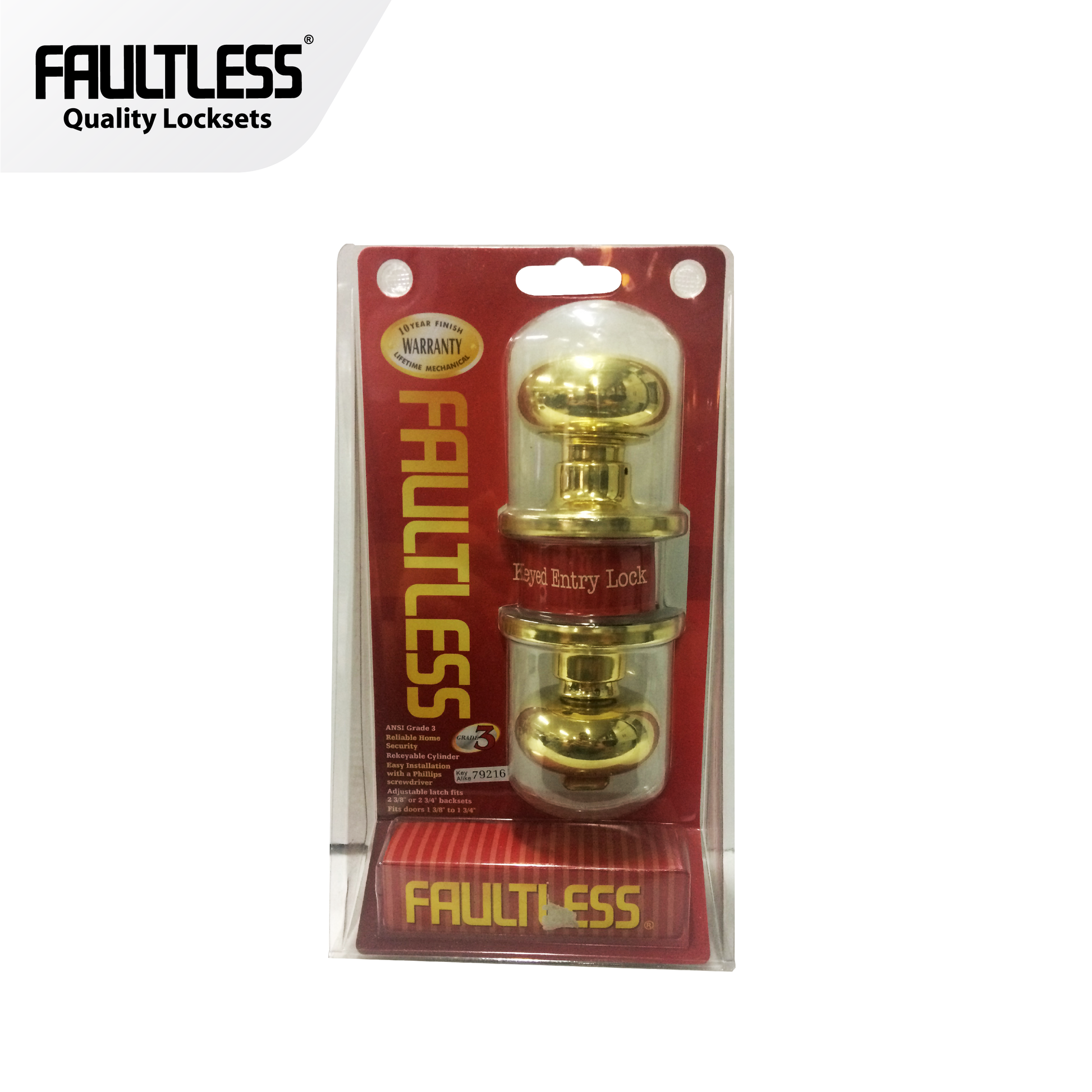 Faultless Knobset - Privacy