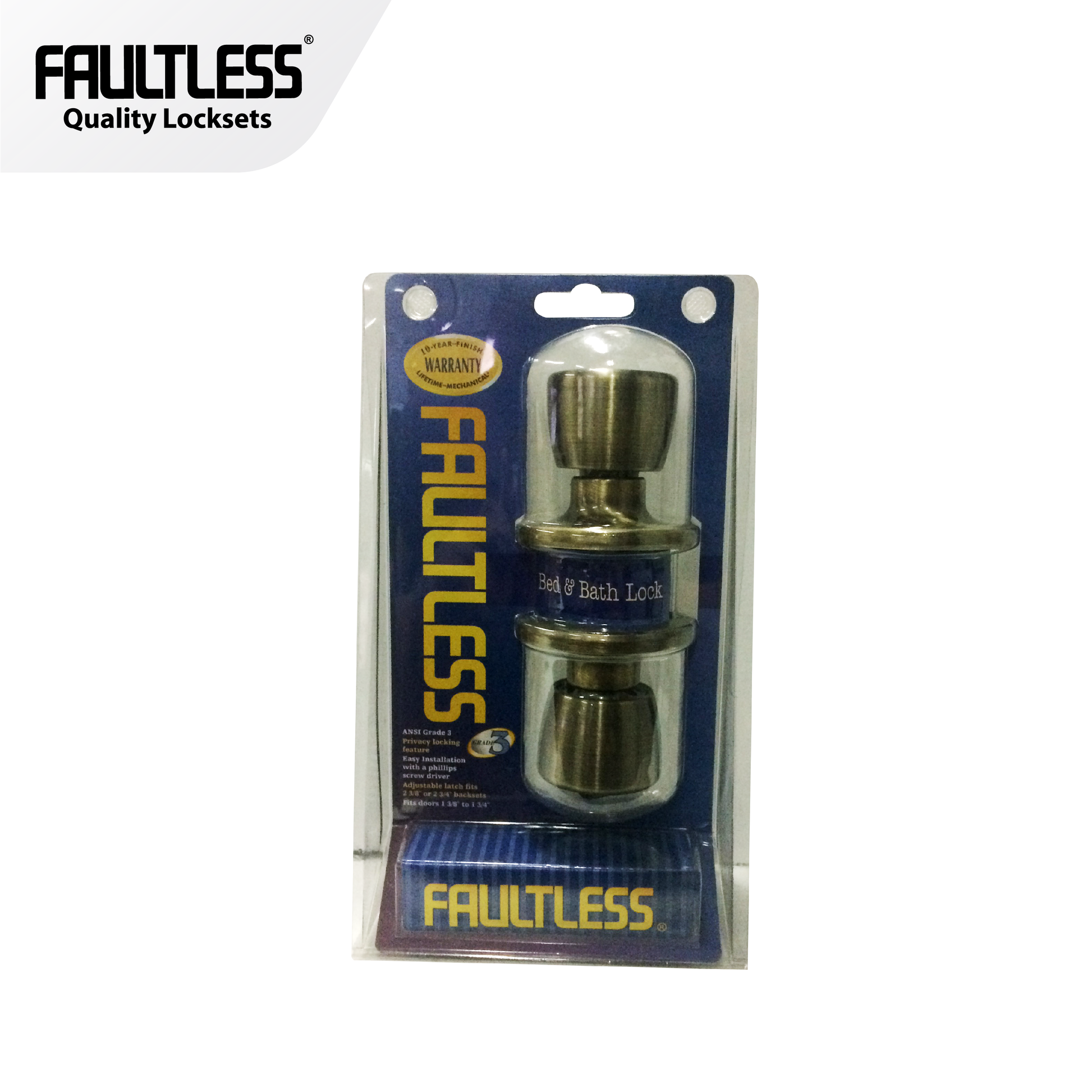 Faultless Knobset - Privacy