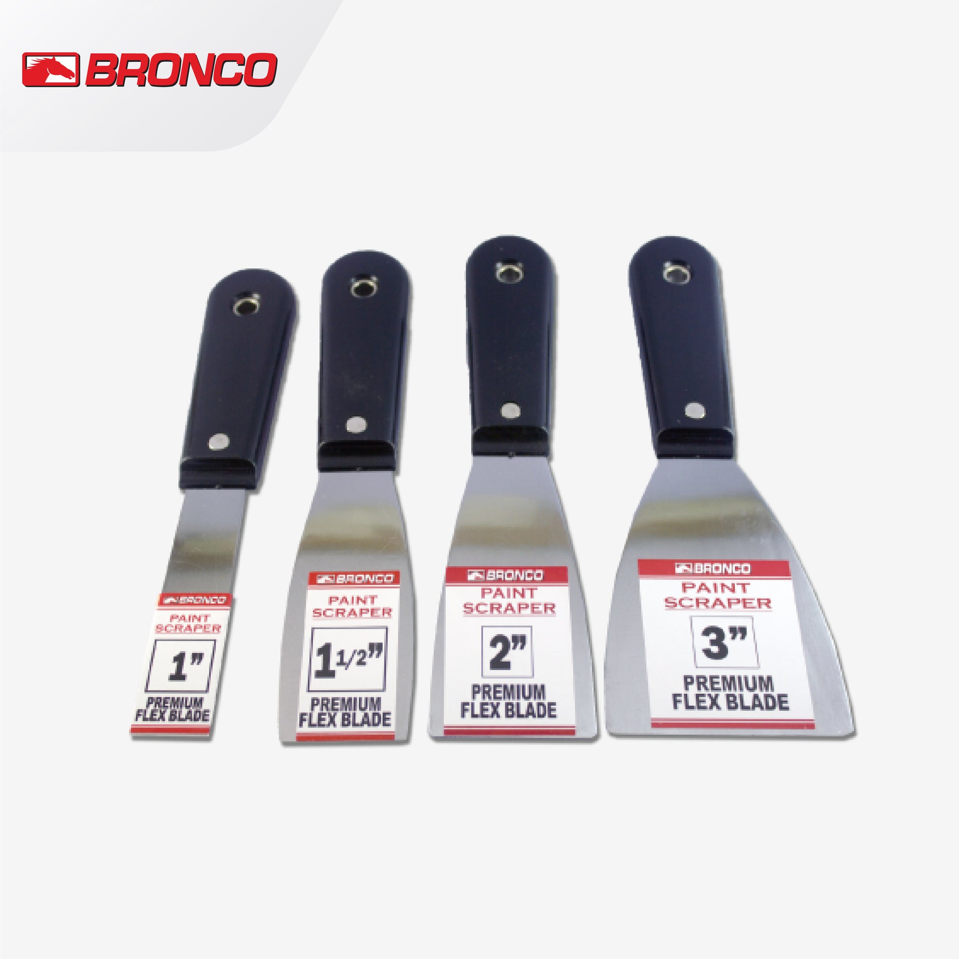 Bronco Paint Scrapper w/ Plastic Handle