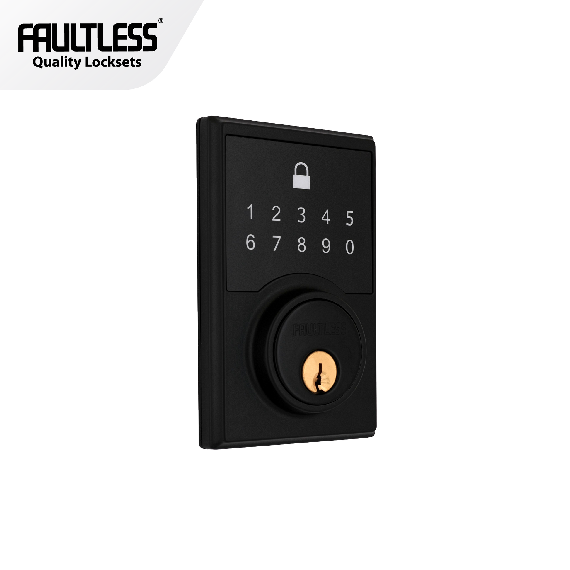 Faultless Compact Touch Electronic Deadbolt GC8X9D01AH