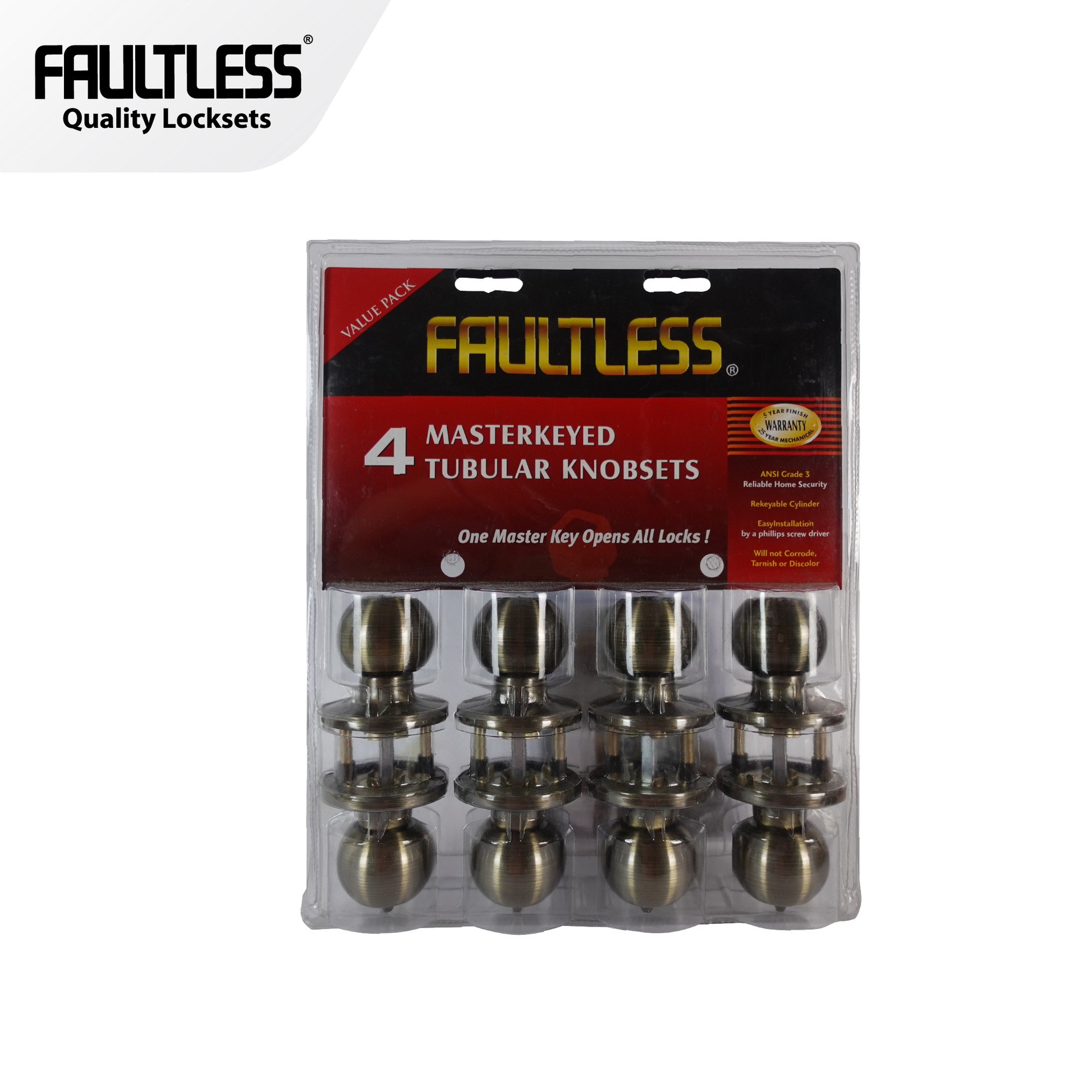 Faultless Knobset T3800-MK4