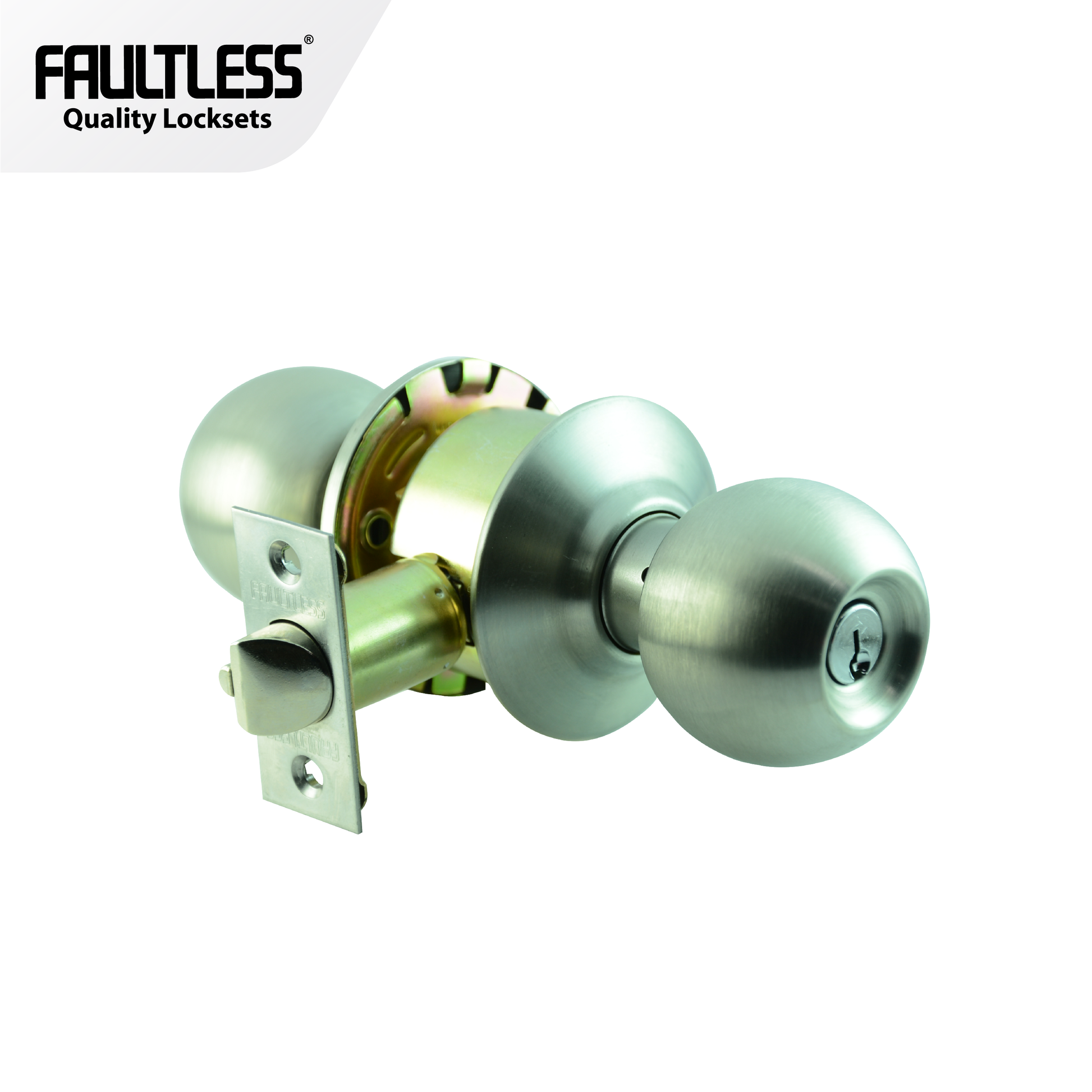 Faultless Knobset - Cylindrical