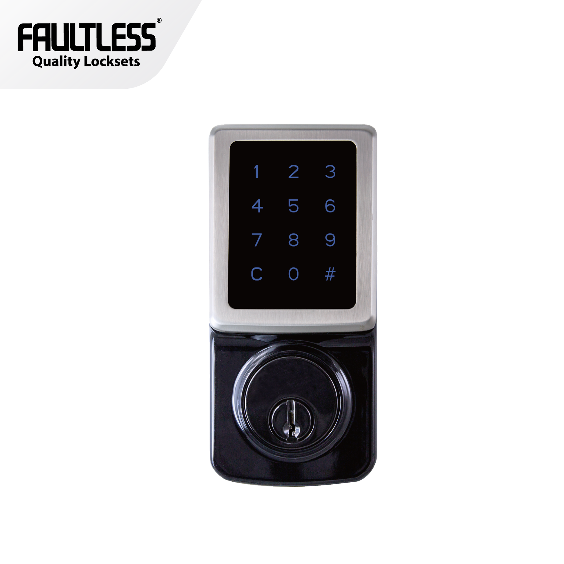 Faultless Electronic Touchpad Deadbolt G5V2D01BB